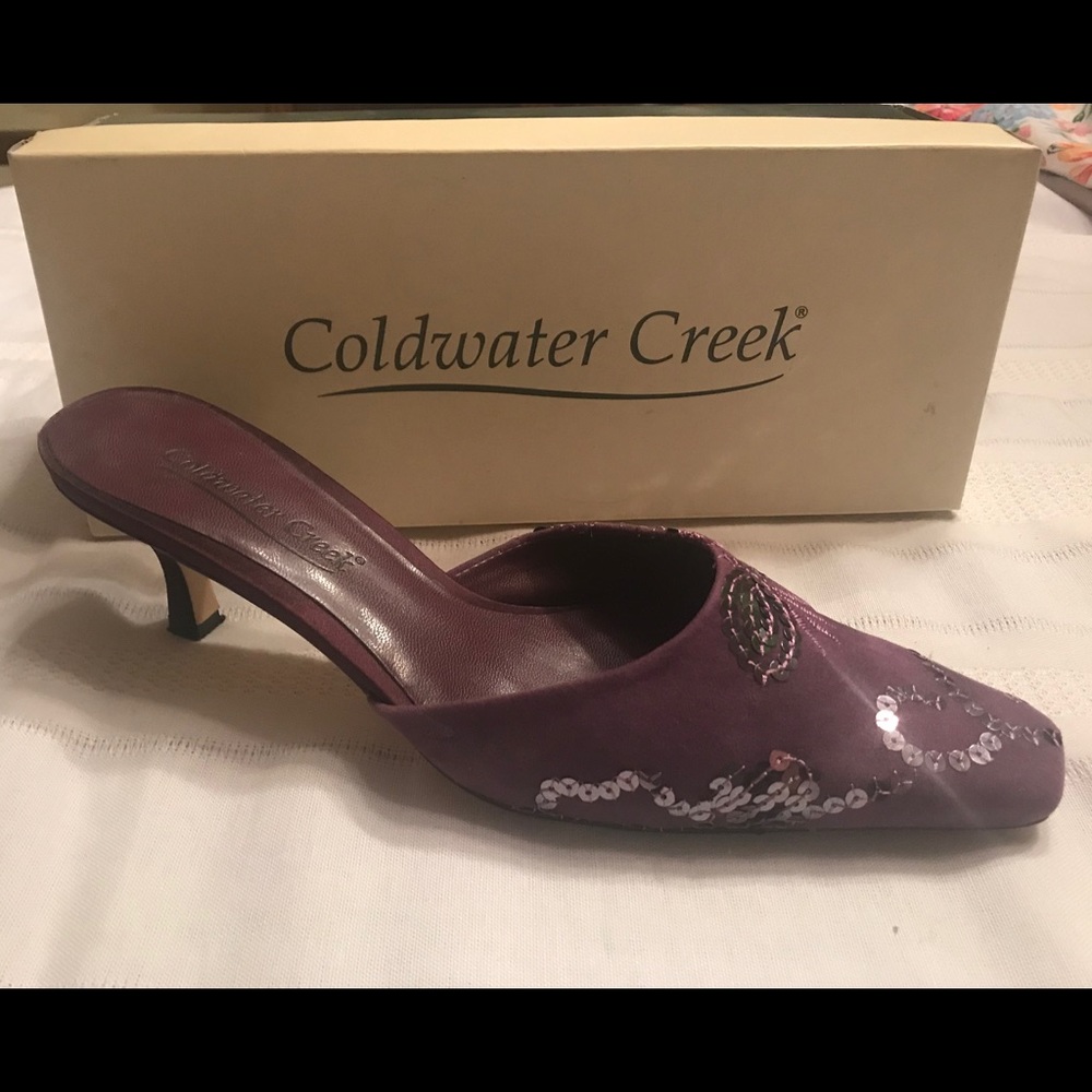 Coldwater Creek purple slide